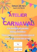 Atelier carnaval avec l'association SGAA